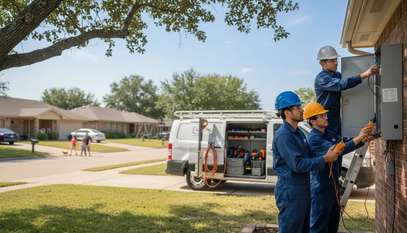 Certified electrician providing emergency electrical services in Portage, PA